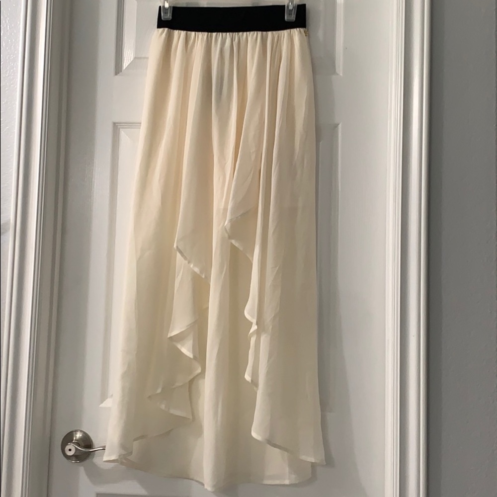 White skirt
